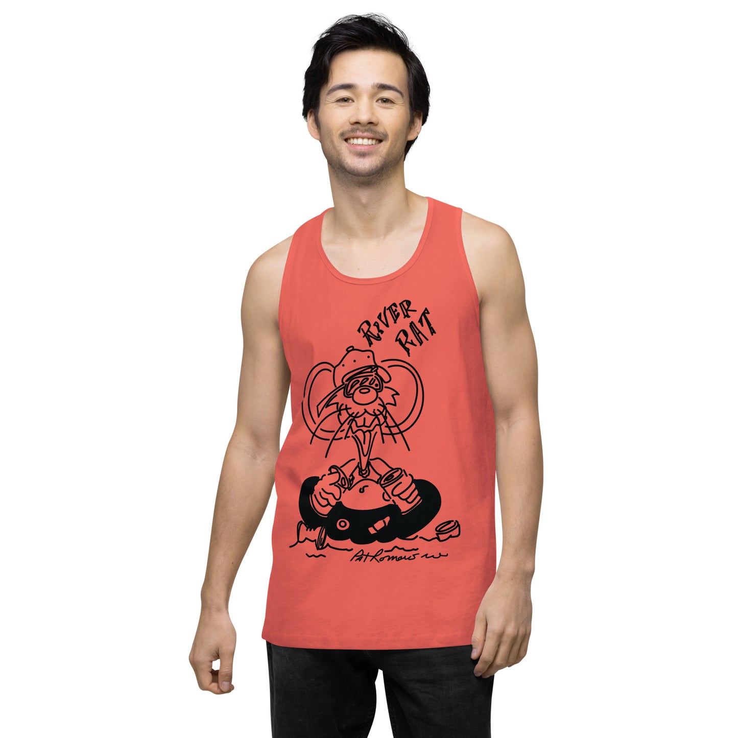 Men’s premium River Rat tank top