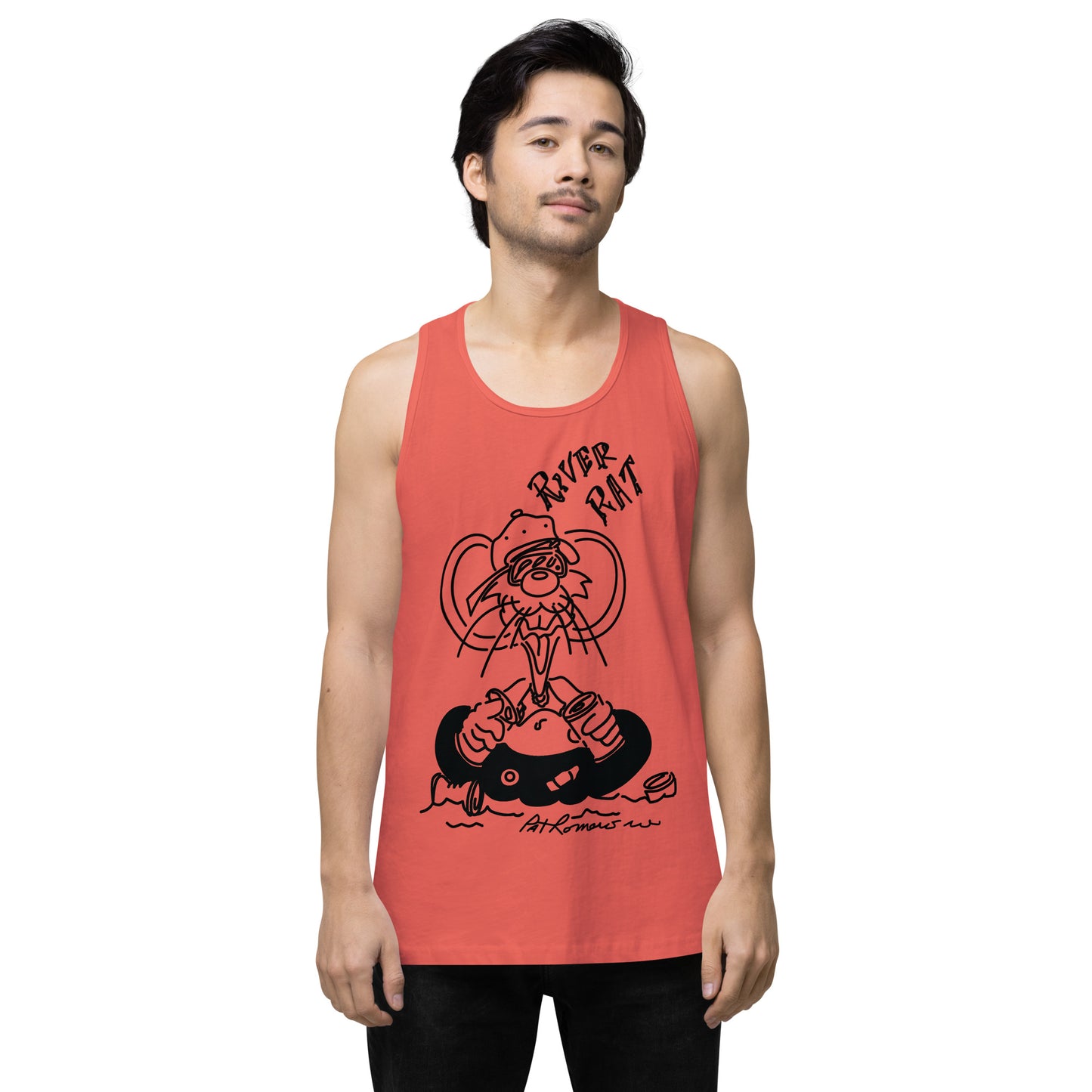 Men’s premium River Rat tank top