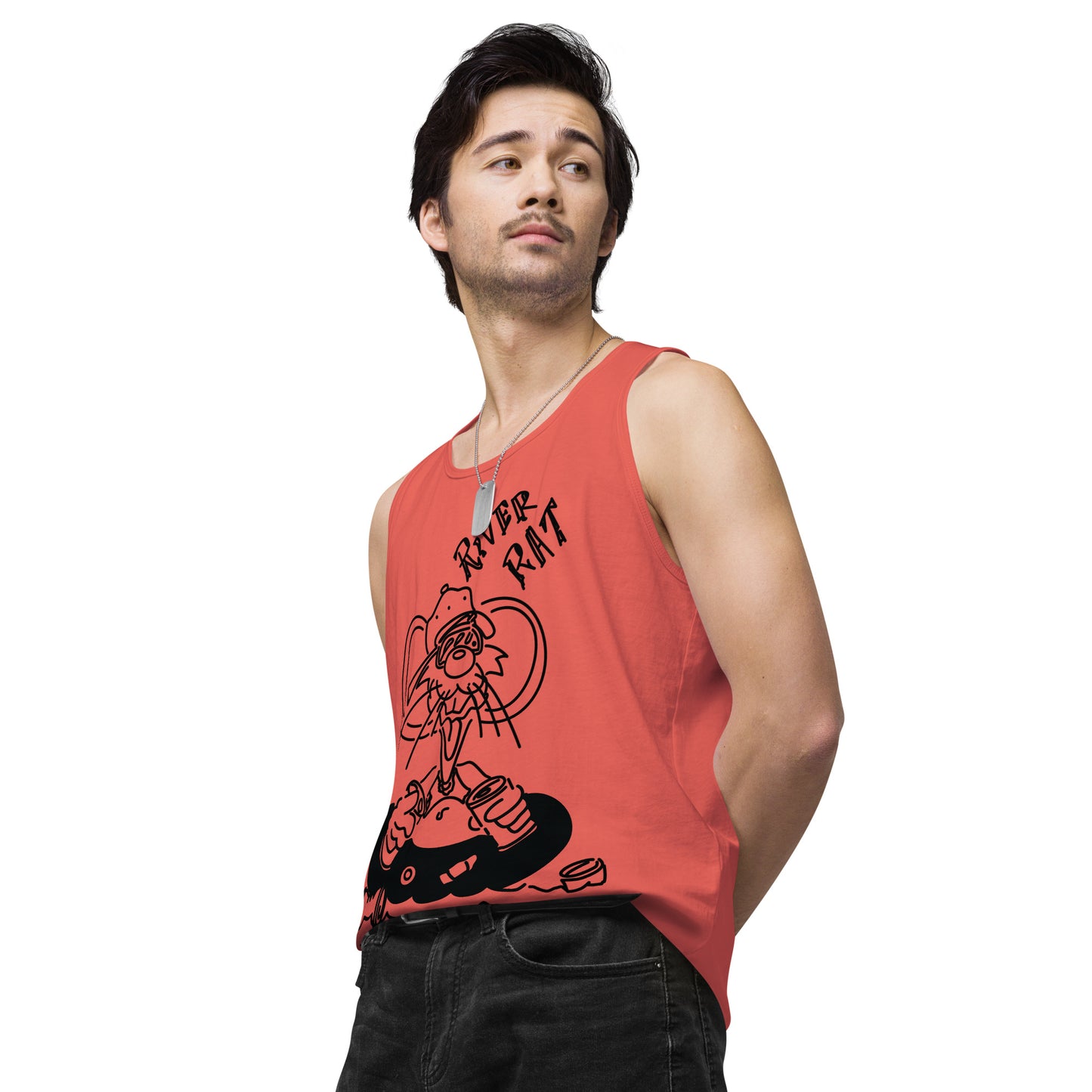 Men’s premium River Rat tank top