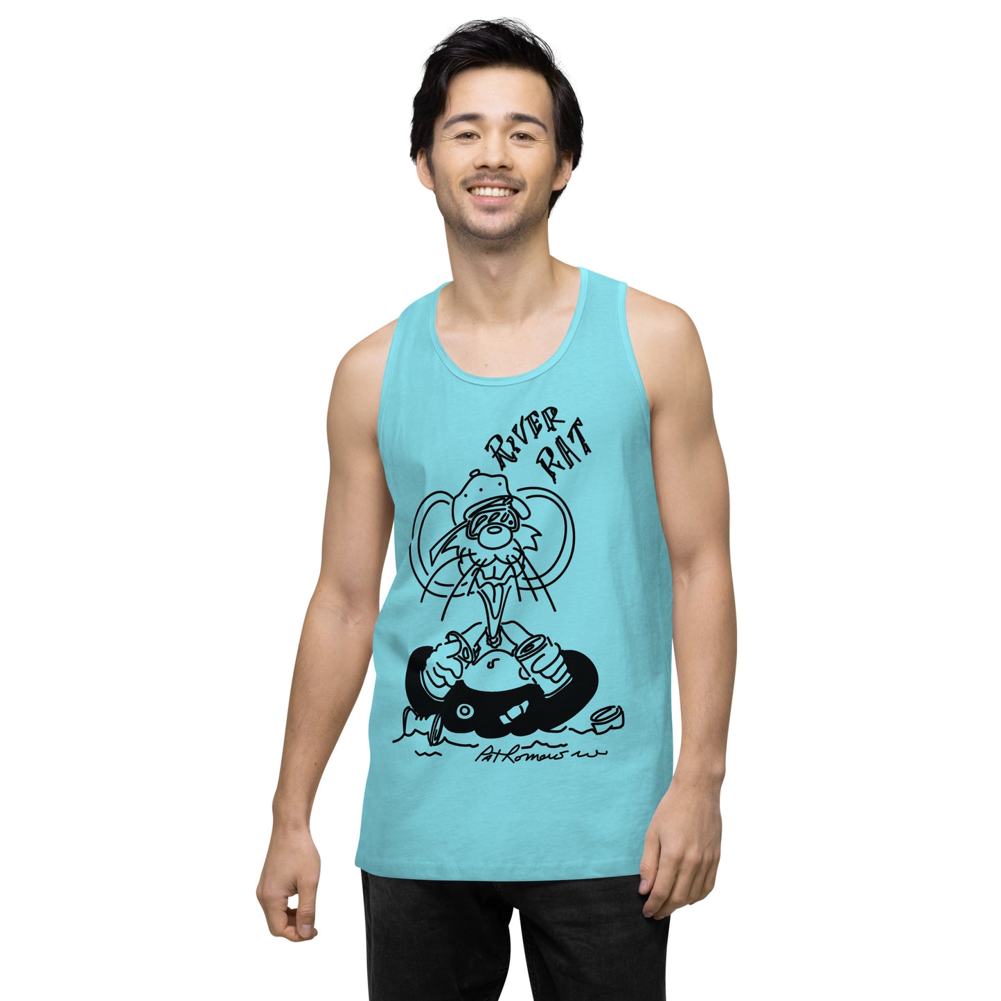 Men’s premium River Rat tank top