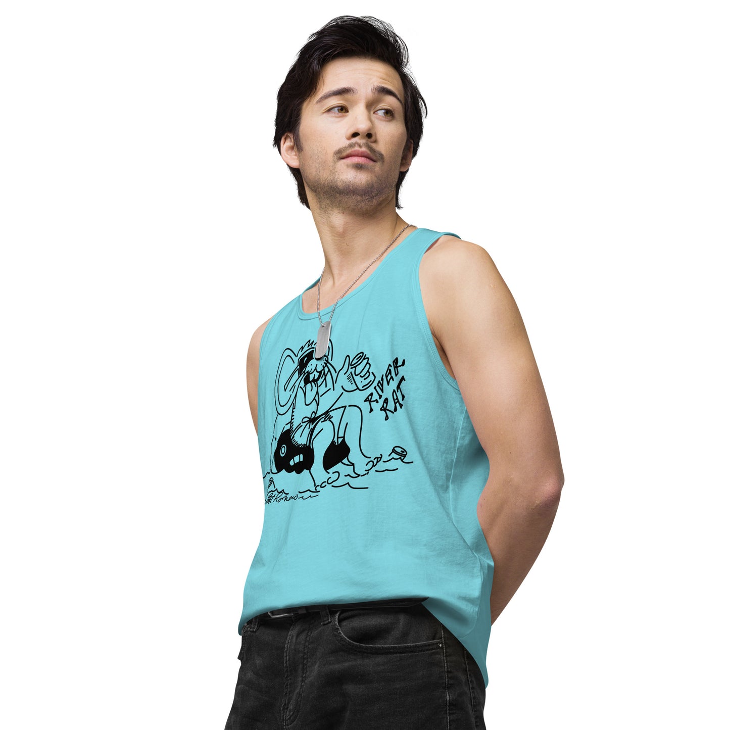 Men’s premium River Rat 2 tank top