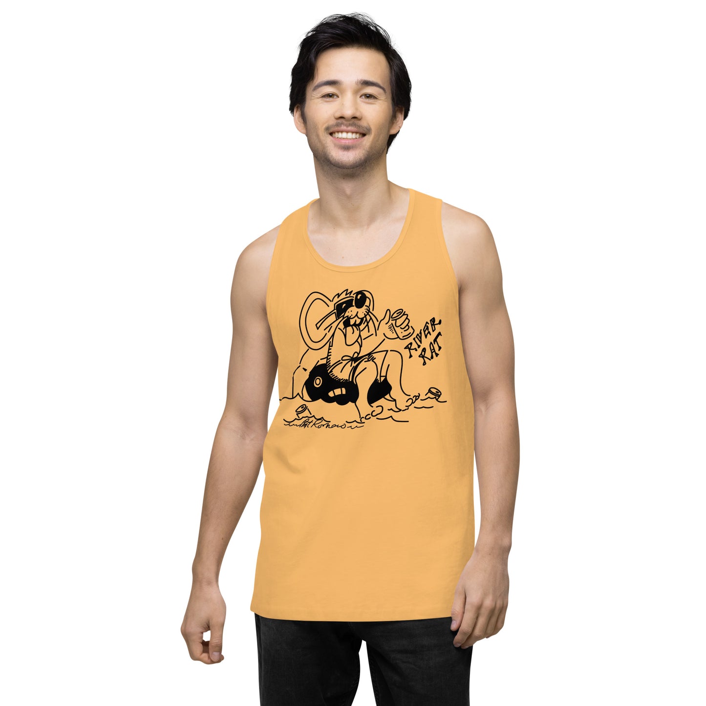 Men’s premium River Rat 2 tank top