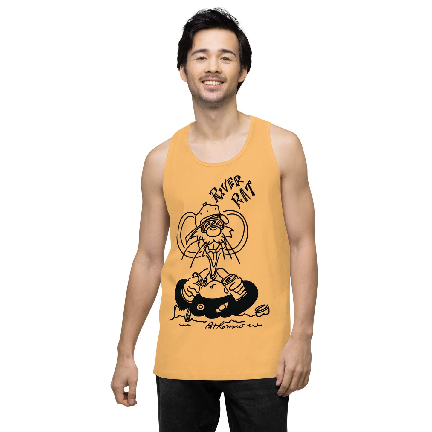 Men’s premium River Rat tank top