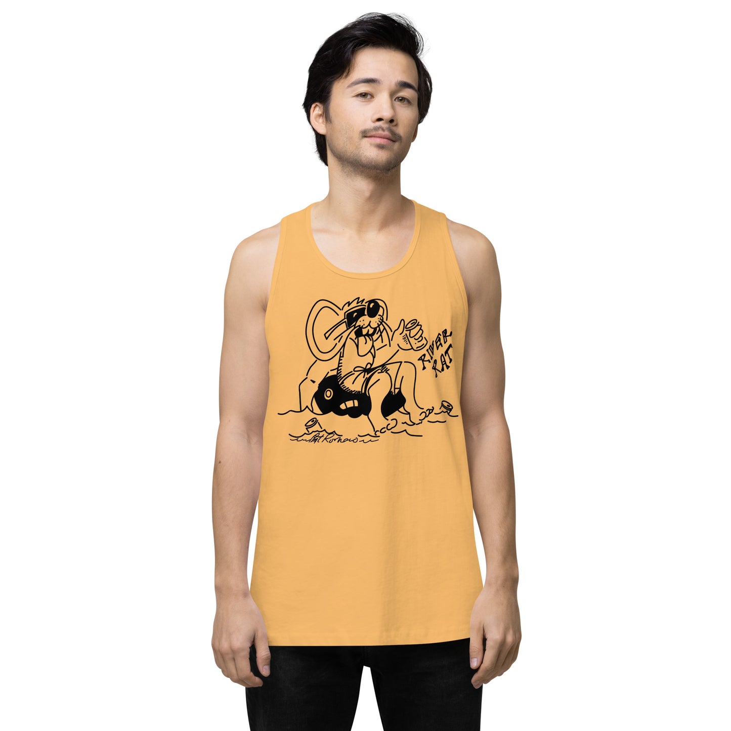 Men’s premium River Rat 2 tank top