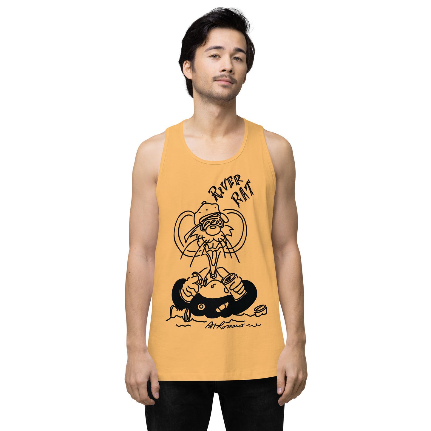 Men’s premium River Rat tank top