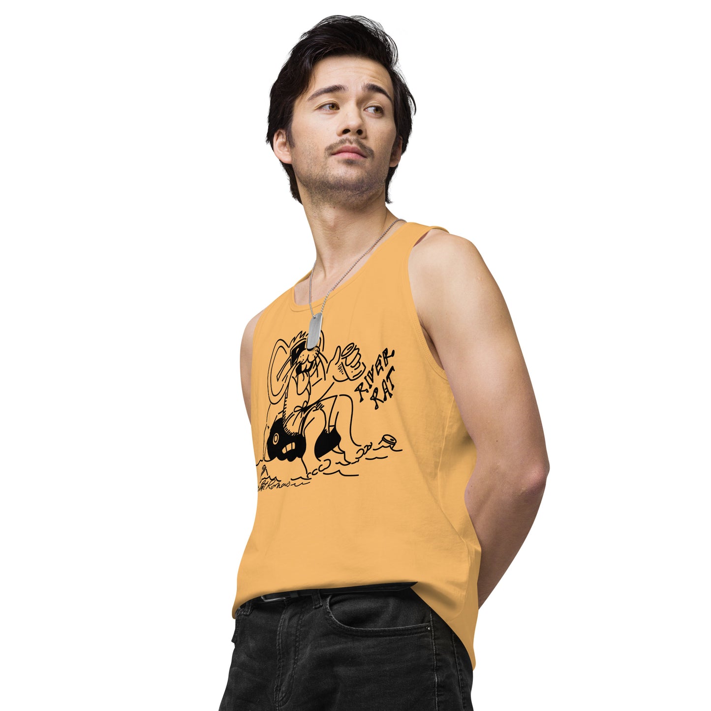 Men’s premium River Rat 2 tank top