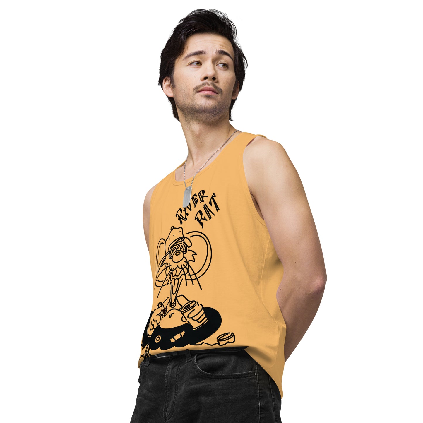 Men’s premium River Rat tank top