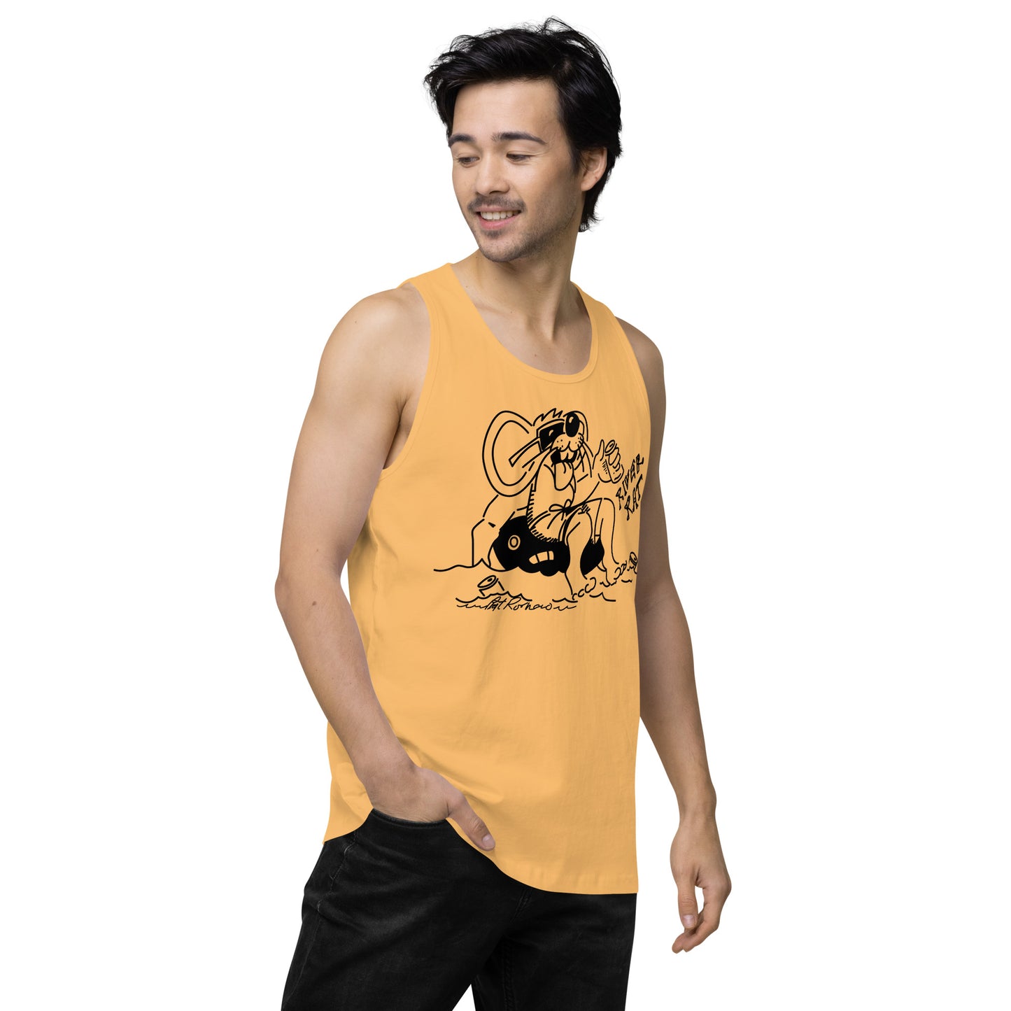 Men’s premium River Rat 2 tank top