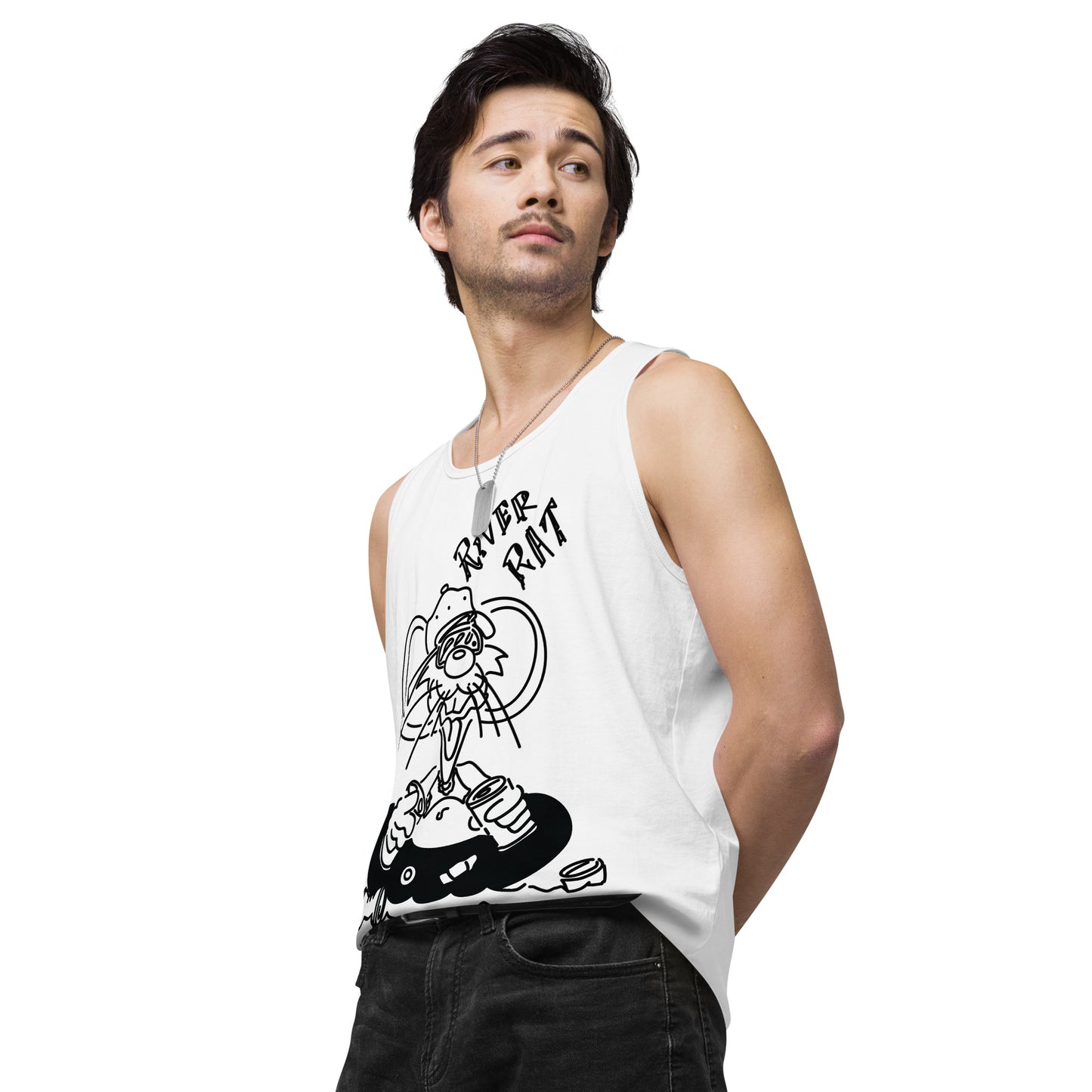 Men’s premium River Rat tank top