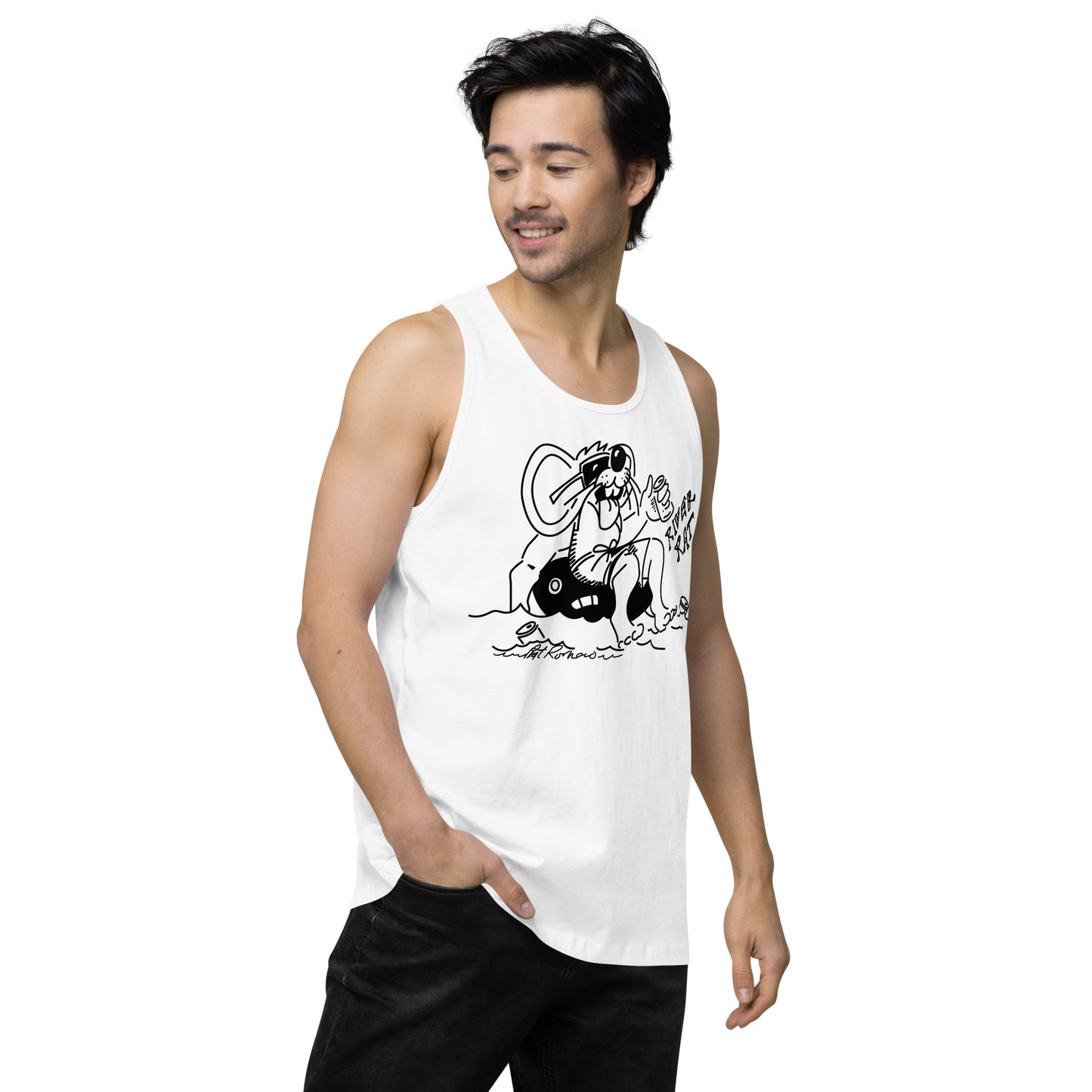 Men’s premium River Rat 2 tank top